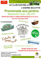 Promenade aux jardins • Dimanche 7 juin 14h-17h à l'UCPA Promenade aux jardins • Dimanche 7 juin 14h-17h à l'UCPA
